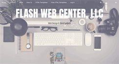 Desktop Screenshot of flashwebcenter.com